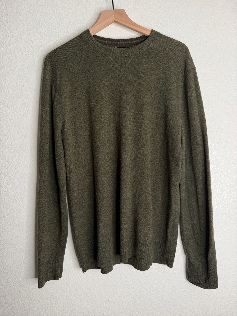 Smartwool Men's Sparwood Crew Sweater North Woods Winer Moss Heather size Large